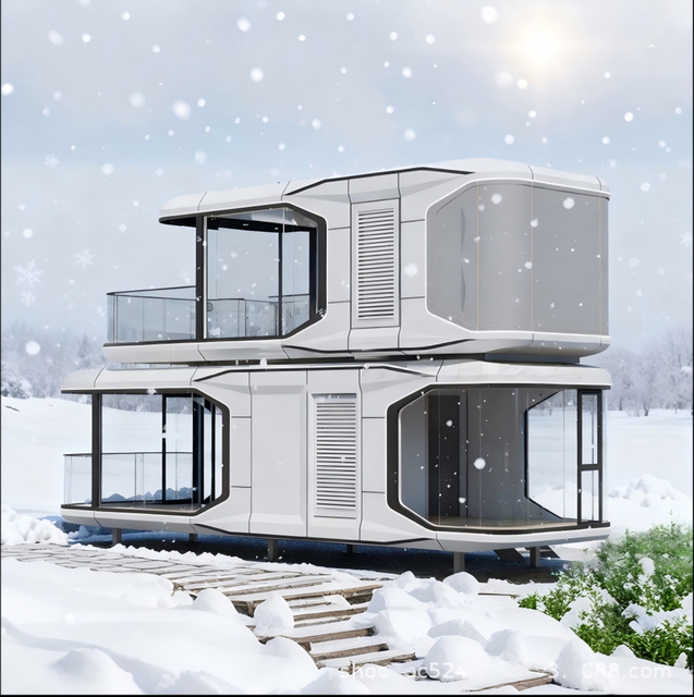 Luxus-Doppeldecker-Raumkapsel-Heimsystem, mobiles Strandhotel, Gastfamilie, Containerh&auml;user, Supermarkt, B&uuml;rogeb&auml;ude, Stahlgesch&auml;ft