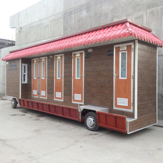 Ma&szlig;geschneiderter Umweltschutz-Kunststoffanh&auml;nger, mobile Vermietung &ouml;ffentlicher Toiletten im Freien