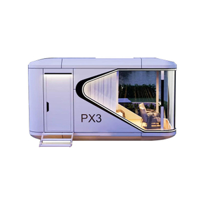 Ausziehbares Kapselhaus, vorgefertigtes Kapsel-Containerhaus, luxuri&ouml;se tragbare modulare Fertigh&auml;user, mobil