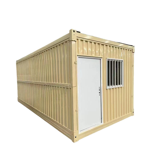 Casa de contenedores de cart&oacute;n corrugado plegable de acero Oficina de residencia m&oacute;vil simple para uso en exteriores Contenedor de paquete plano para exteriores integrado